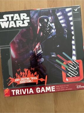 STAR WARS Brand New Trivia Game Ages 8 & up. See Photos Of Box Cover. Fast Ship
